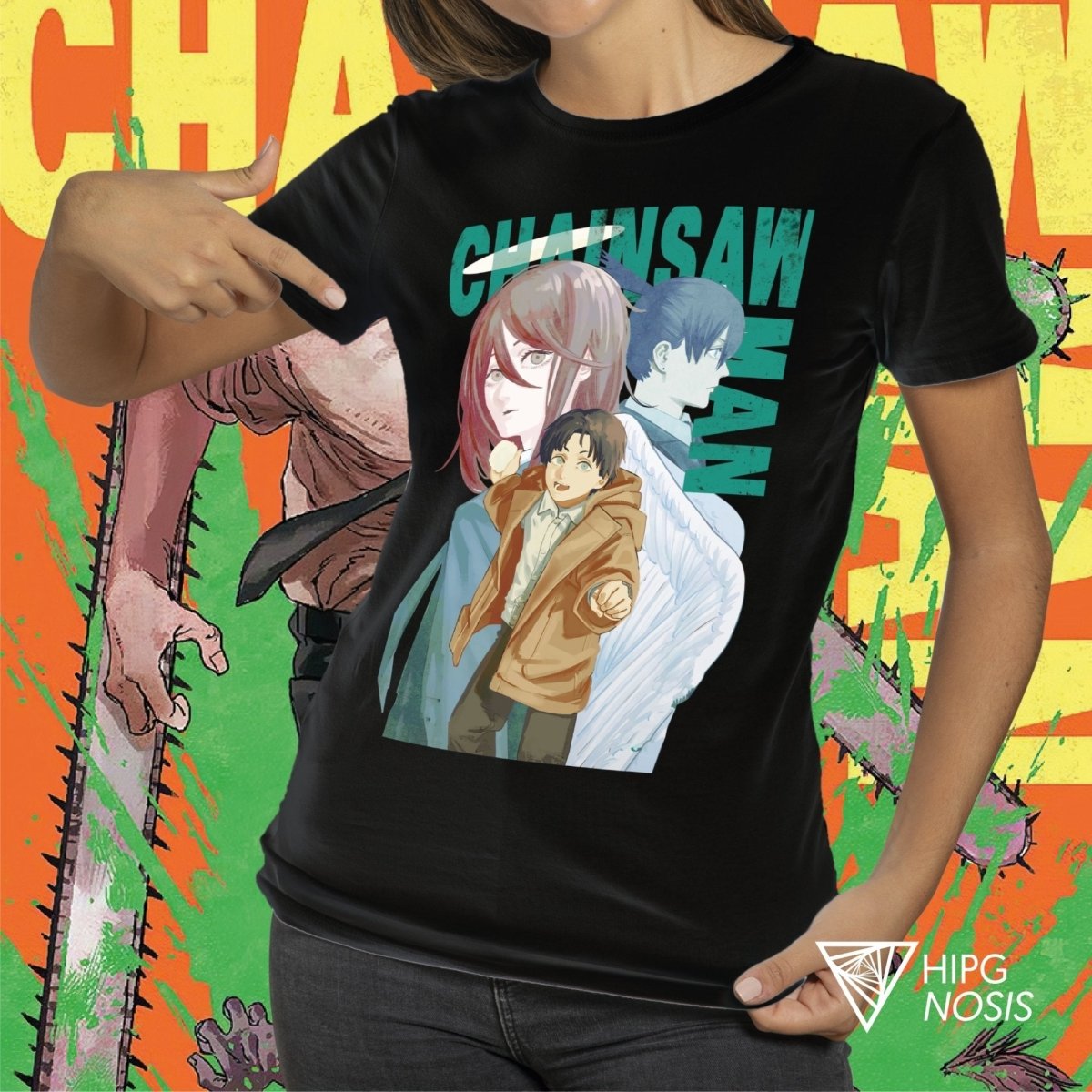 Polera Chainsaw Man Aki Hayakawa - Hipgnosis