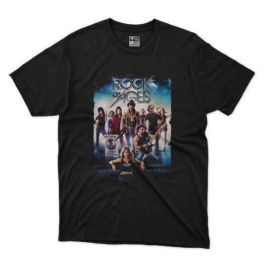 Polera Rock of Ages Showtime Under the Neon Sky - Hipgnosis