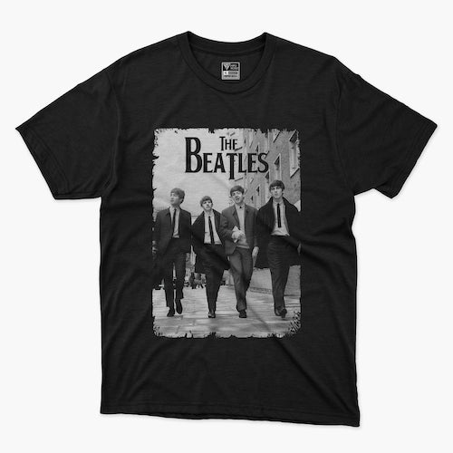 Polera The Beatles Blanco y Negro - Hipgnosis
