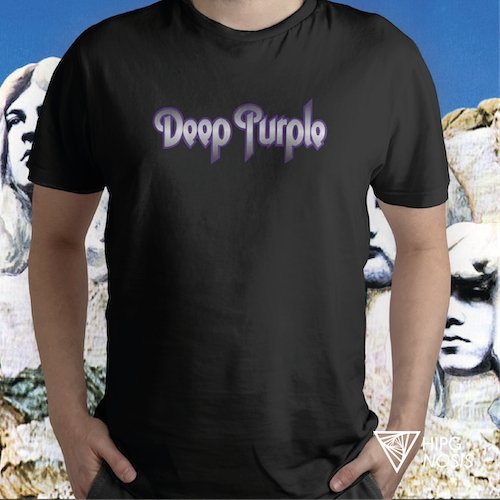 Deep purple polera negra 02