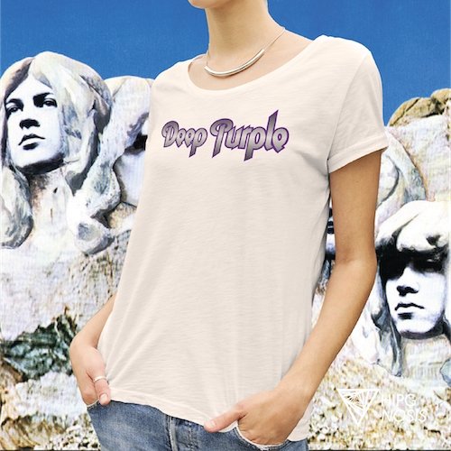 Deep purple polera blanca mujer 02