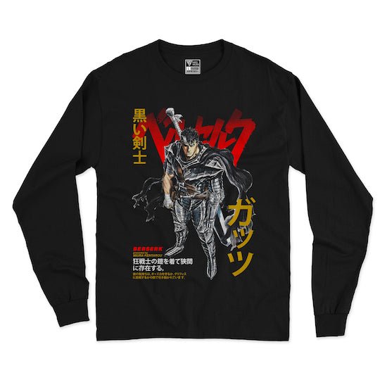 Polera Berserk Guts, el Guerrero Negro - Hipgnosis