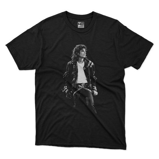Polera Michael Jackson Blanco y Negro - Hipgnosis