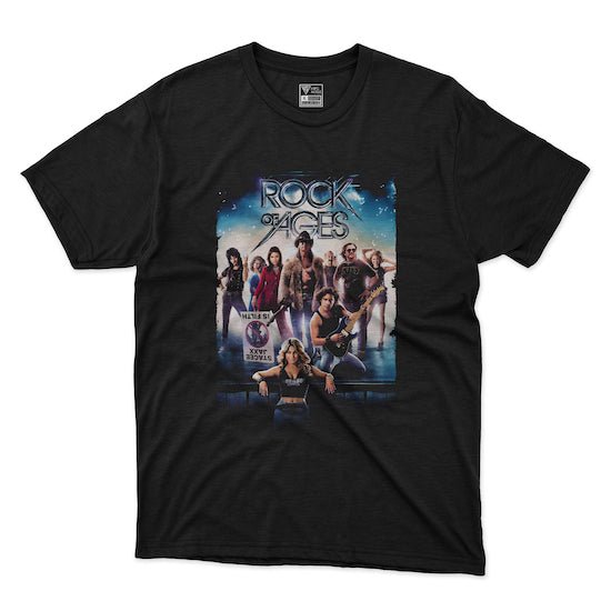 Polera Rock of Ages Showtime Under the Neon Sky - Hipgnosis