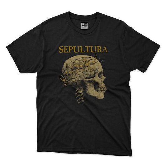 Polera Sepultura Skull of Anguish - Hipgnosis